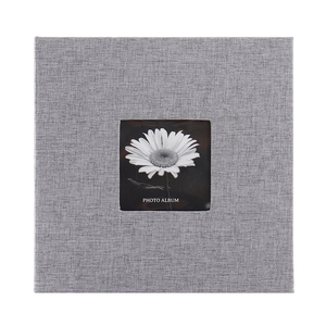 Cadre en tissu couverture Album <span class=keywords><strong>Photo</strong></span> lin couverture rigide Album <span class=keywords><strong>Photo</strong></span> Photos grande capacité pour la famille - Product Image 1