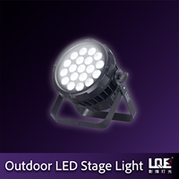 Projecteur PAR LED en alliage d'aluminium LQE pour DJ et concerts, contrôle DMX512, éclairage de scène extérieur IP20, 19 x 10W RGBW, 2000Lm, 24 faisceaux, Ra80