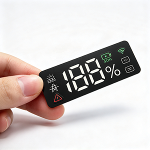 Panel de Control Personalizado OEM para Calentador de Biberones, Membrana Adhesiva con Ventana de Visualización, Icono de Bloqueo de Vaso, PVC PET - Product Image 4