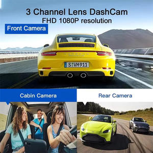 Cámara para Auto 1080P FHD con WiFi, DVR de 3 Canales con Monitoreo de Estacionamiento 24H, Súper Visión Nocturna, Grabación en Bucle y <span class=keywords><strong>Sensor</strong></span> G - Product Image 4