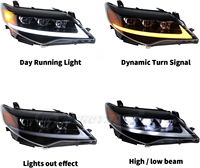 Conjunto de Faros Delanteros LED Modificados para Toyota Camry 2012-2014 XV50, Repuesto de Faros Delanteros para Automóvil, Suministro de Fábrica de Autopartes