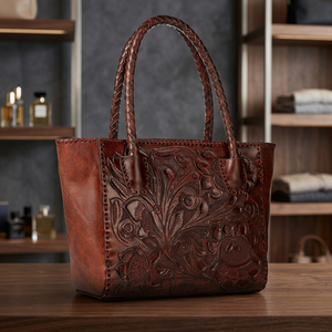Pochette pour femme en cuir véritable de qualité supérieure, personnalisable, avec fermeture éclair, imperméable, légère, durable, grande capacité, antivol - Product Image 2