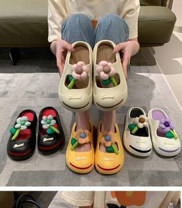 Phụ kiện hoa mùa hè trong nhà dày dưới chống trượt bên ngoài dép - Product Image 5