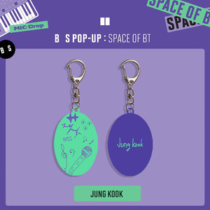 Porte-clés en acrylique motif dessin animé -UP avec JIMIN SUGA JIN RM pour impression UV, tendance mode, vente en gros, cadeau pour fans - Product Image 4