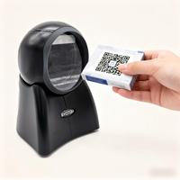Lecteur de codes-barres QR 2D de haute qualité pour ordinateur de bureau avec interface USB/COM et câble de 2 m