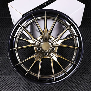 Jantes forgées YIMI durables en 2 pièces, 18 19 20 21 22 pouces, 5x114.3 PCD, gris <span class=keywords><strong>mat</strong></span> pour Volkswagen <span class=keywords><strong>Golf</strong></span> <span class=keywords><strong>R</strong></span> - Product Image 1