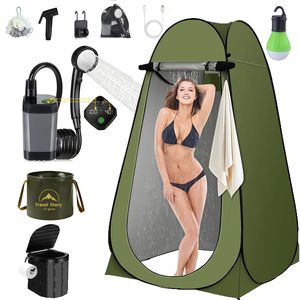 <span class=keywords><strong>Tente</strong></span> de <span class=keywords><strong>douche</strong></span> électrique portable combinée 2026 pour l'extérieur avec cabine de <span class=keywords><strong>douche</strong></span>, toilettes et sauna en tissu PVC - Product Image 1