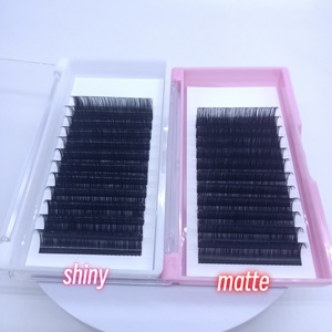 Fournitures d'extension de cils États-Unis Fournisseurs les plus vendus Cils de ventilateur humain synthétique en <span class=keywords><strong>soie</strong></span> aux cils de cheveux - Product Image 1