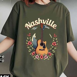 Camiseta de Manga Corta 2025 New America European Nashville Elements, Tejido de Tela, Camisetas con Estampado Digital Personalizado con Patrón - Product Image 4