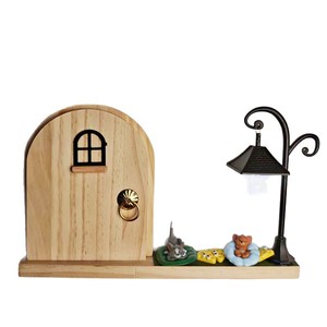 Adesivi per Interruttori a Muro in Legno Massello con Simpatici Gatti <span class=keywords><strong>e</strong></span> Topolini dei Cartoni Animati, Copertura per Prese Elettriche, Decorazione per la Casa - Product Image 5