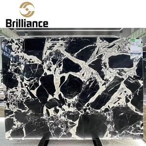 Azulejo de cerámica de mármol moderno de 120x120, azulejos de pared de porcelana de Color negro para casa - Product Image 2