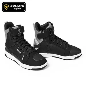 נעלי רכיבה על אופנוע קיץ נושמות גבוהות נגד נפילה מגפי רוכב נעלי פארקור כל העונה קז'ואל - Product Image 3