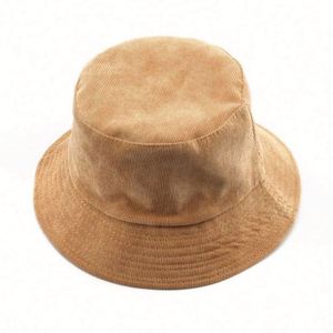 Sombrero de Pescador de Moda al por Mayor, Diseño Personalizado OEM, Logotipo Bordado, Color Liso, Sombrero de Pana Reversible para Hombre y Mujer - Product Image 4