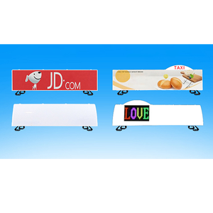 Pantalla Led de coche de doble cara Hd para publicidad Digital pantalla a Color Taxi Led Pantalla de luz superior caja de luz publicitaria - Product Image 1