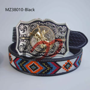 Erkek hakiki deri kemer yeni Trend saf el boncuklu batı kovboy Cowgirl tarzı bayanlar için etnik kabile kemer - Product Image 3