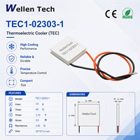 Modules de chauffage et de refroidissement haute fiabilité TEC1-02303 30x10x3.4 mm 5.9 W pour la stabilisation de la température des capteurs d'imagerie médicale