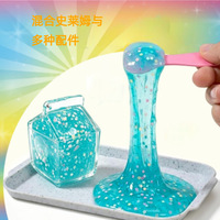 Kit de création de boules squishy en caoutchouc, version anglaise, pour boissons, thème alimentaire réaliste, jouet à rebond lent, pour 14 ans et plus