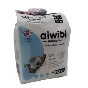 AIWIBI brand diapers baby disposable core absorption ultra thin high quality factory price Jumbo pack xxl size recruit agent
