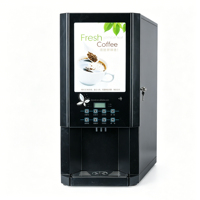 Máquina Expendedora de Café Inteligente Automática, 3 Sabores, Bebidas Instantáneas, Autoservicio, Dispensador de Té con Leche, Jugos y Bebidas