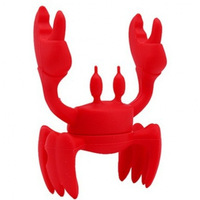 Repose-cuillère en silicone en forme de crabe, résistant à la chaleur, antidérapant, support de cuillère pour comptoir de cuisine