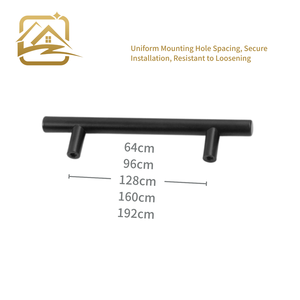 Tiradores de Gabinete en Forma de T, de un Solo Orificio, para Cómodas y Armarios, de Acero Inoxidable, Acabado Plateado, para Cocina, Sala de Estar y Dormitorio - Product Image 3