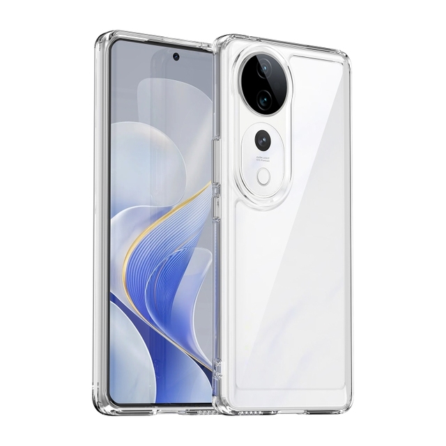 Wholesale Phonecase for vivo V40 5G/ S19 Pro Colorful Series Acrylic Hybrid TPU Phone Case