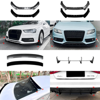 Kit carrosserie AMP-Z pour Audi A4 B8 : Lame de pare-chocs avant, jupes latérales, aileron arrière, diffuseur arrière en ABS