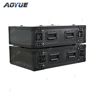 4U Hochwertiger Professioneller Leistungsverstärker Touring Transport EOM/ODM Schwarzer Flightcase mit Penn Elcom Verschlüssen - Product Image 1