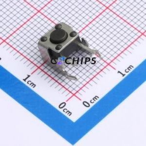 TC1104N26043 Tactile <b>Switch</b> Through hole Component (THT),7.2x6mm <b>Switch</b> Single Pole Single Throw Round Button 2.6N 4.3mm - Product Image 1