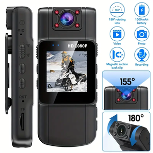 <span class=keywords><strong>Mini</strong></span> Cámara Corporal WiFi 1080P, Grabadora de Video de Alta Definición 4K de 8 Horas, Portátil, 30fps, Seguridad, Acción - Product Image 2