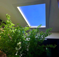 Maison intelligente Contrôle Wifi Led artificielle Lumière du jour naturelle Lumière du ciel bleu Panneau de plafond à LED Puits de lumière artificielle