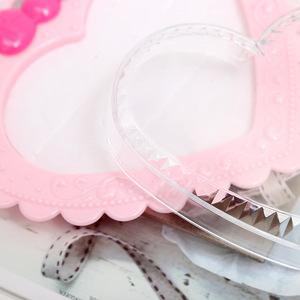 Heart Shape Jewelry Box For Girls Pink And Rose Red Customizable Storage Case With Bowknot Design - Product Image 3