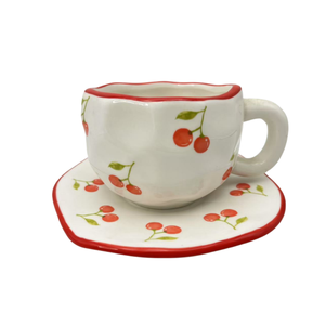 Factory Hot Selling Irregular Handmade Ceramic Cups <b>Coffee</b> Cup and Dish <b>Set</b> Ceramic <b>Mug</b> Porcelain <b>Mugs</b> - Product Image 2