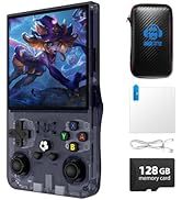 เครื่องเล่นเกมพกพาแบบโปร่งใส R36S คอนโซลเกมย้อนยุค หน้าจอ IPS 3.5 นิ้ว จอยสติ๊กคู่ หน่วยความจำ 64GB สำหรับการเดินทาง - Product Image 4