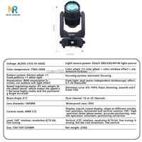 Lumières de scène extérieures 400W BSW Super Sky Beam IP65 Waterproof Sharpy Beam 3in1 500W LED Moving Head Spot KTV Landscape Glass DMX