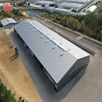 Structure en acier multi-usages sur mesure pour entrepôt industriel, usine, atelier