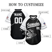 Maillots de baseball à broderie complète, maillots de baseball à broderie personnalisés, 100% maillots de baseball de bonne qualité
