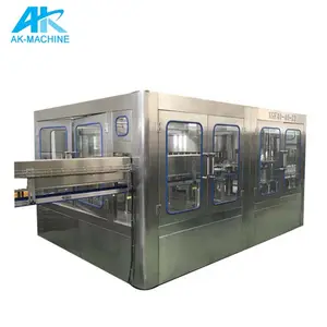 AK MACHINE DGF 60-60-15 Complete Carbonated Soft Drink Filling Bottling And Capping Machine Customizable Production Line