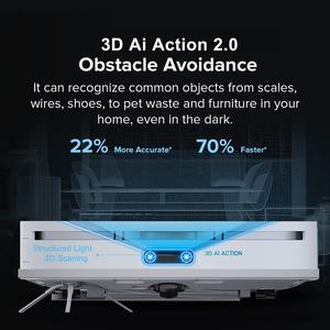 Robot Aspirador Todo en Uno M50 <span class=keywords><strong>PRO</strong></span> con Limpieza Automática, Fregado en Seco y Húmedo, Construcción de Plástico - Product Image 4