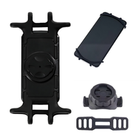 Briviga Silicone Bicycle Phone Holder Quick Release Garmin Bracket Ringan untuk Sepeda Jalan dan Sepeda Gunung.