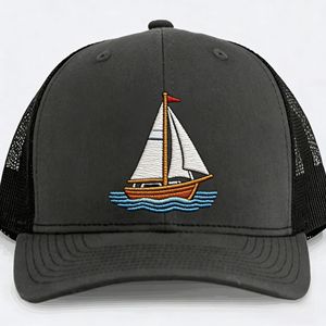 Casquette de sport pour homme Vietnam Low Moq, personnalisable avec logo, style trucker, snapback, en maille, pour le baseball et la pêche, 6 panneaux, visière pré-courbée, pour adulte - Product Image 1