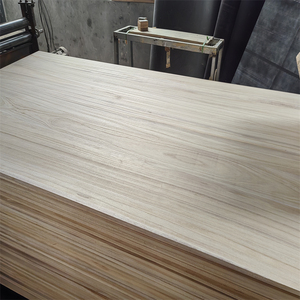 Bois de Paulownia naturel massif, sans nœuds et sans variation de couleur. - Product Image 3