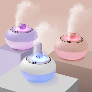 Mini Dễ Thương Mèo USB Tạo Độ Ẩm Không Khí Nhà Sản Xuất Atomizer Xách Tay Tạo Độ Ẩm Hương Liệu Tinh Dầu Khuếch Tán Với Ánh Sáng Ban Đêm 300Ml - Product Image 1