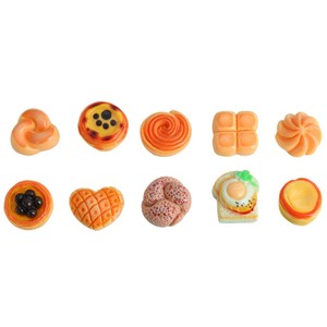 Lanshuo <b>Mini</b> Resin Egg Tarts 1:12 <b>Scale</b> Dollhouse Food Toy Set For Playhouse DIY Accessories - Product Image 5
