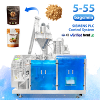 Machine d'emballage Doypack entièrement automatique, machine de remplissage et de scellage de sachets préformés à fermeture éclair pour poudre de noix, aliments