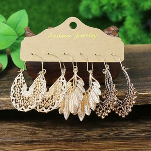 Bohemian Fashion Jewelry Sets <b>Tassel</b> <b>Earrings</b> Alloy Antique Bronze Plated Women's Party Style 2022 - Product Image 3
