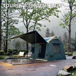 8.1 वर्ग मीटर चंदवा पोर्टेबल और वाटरप्रूफ हॉट टेंटे कैंपिंग गोफ्लैबल 9.5 वर्ग मीटर के साथ 10 - Product Image 3