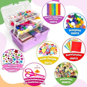 Cajas de Colores Personalizables con Cajones, Servicio FBA, Venta al Por Mayor, Juguetes de Plástico Hechos a Mano para Niños, Sets de Arte y Manualidades, Surtidos - Product Image 1