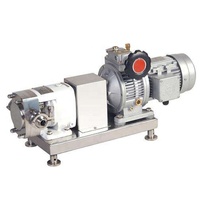 Transfer Madu Coklat Food Grade Mengisi Mesin Rotary Saniter Gear Rotor Lobe Pump