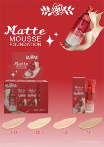 Waterproof Matte Foundation Private Label Full Coverage Tinted Moisturizer Liquid <b>Face</b> Makeup Custom Logo Foundation Cream - Product Image 4